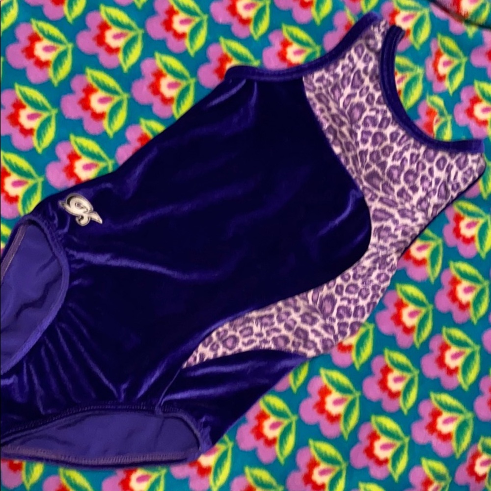 Velvet Leopard Leotard